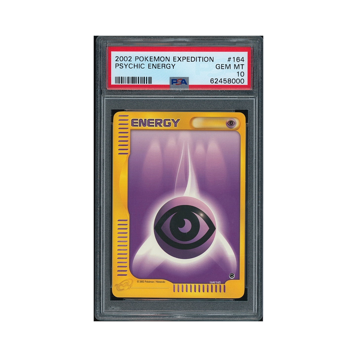2002 Pokémon Expedition Psychic Energy #164 PSA 10