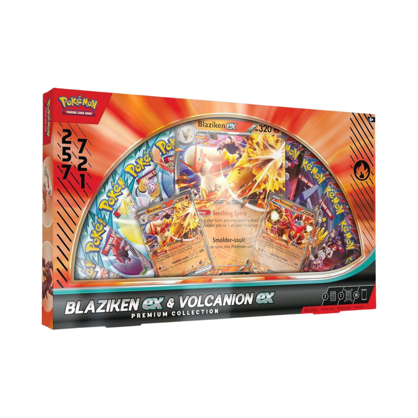 Blaziken ex & Volcanion ex Premium Collection