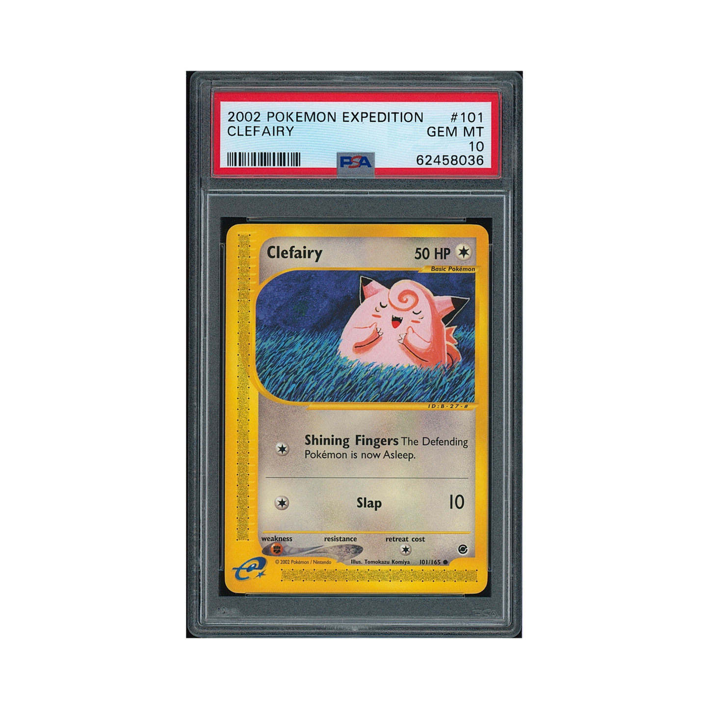 2002 Pokémon Expedition Clefairy #101 PSA 10