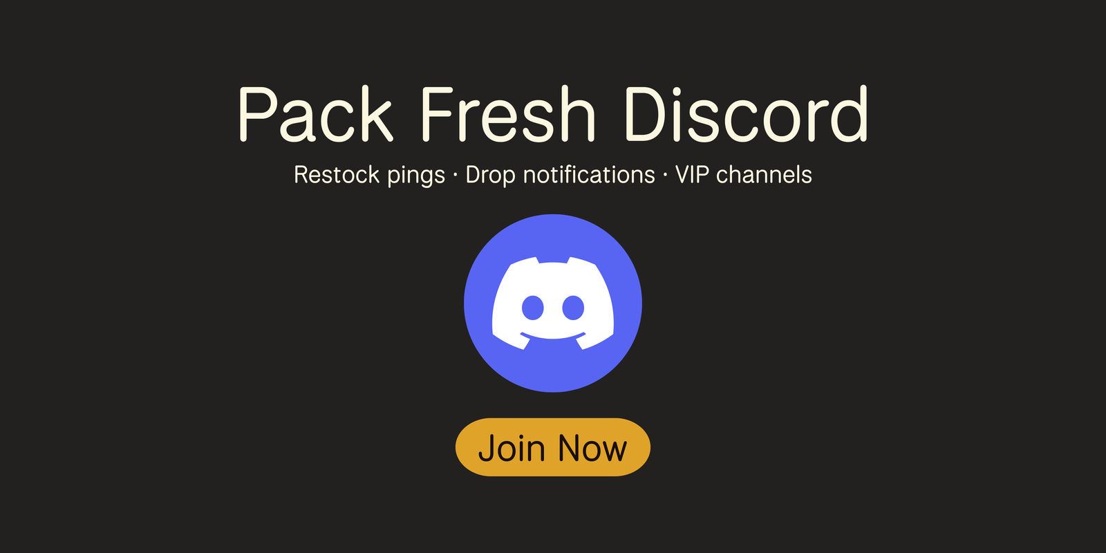 Join the Pack Fresh Discord