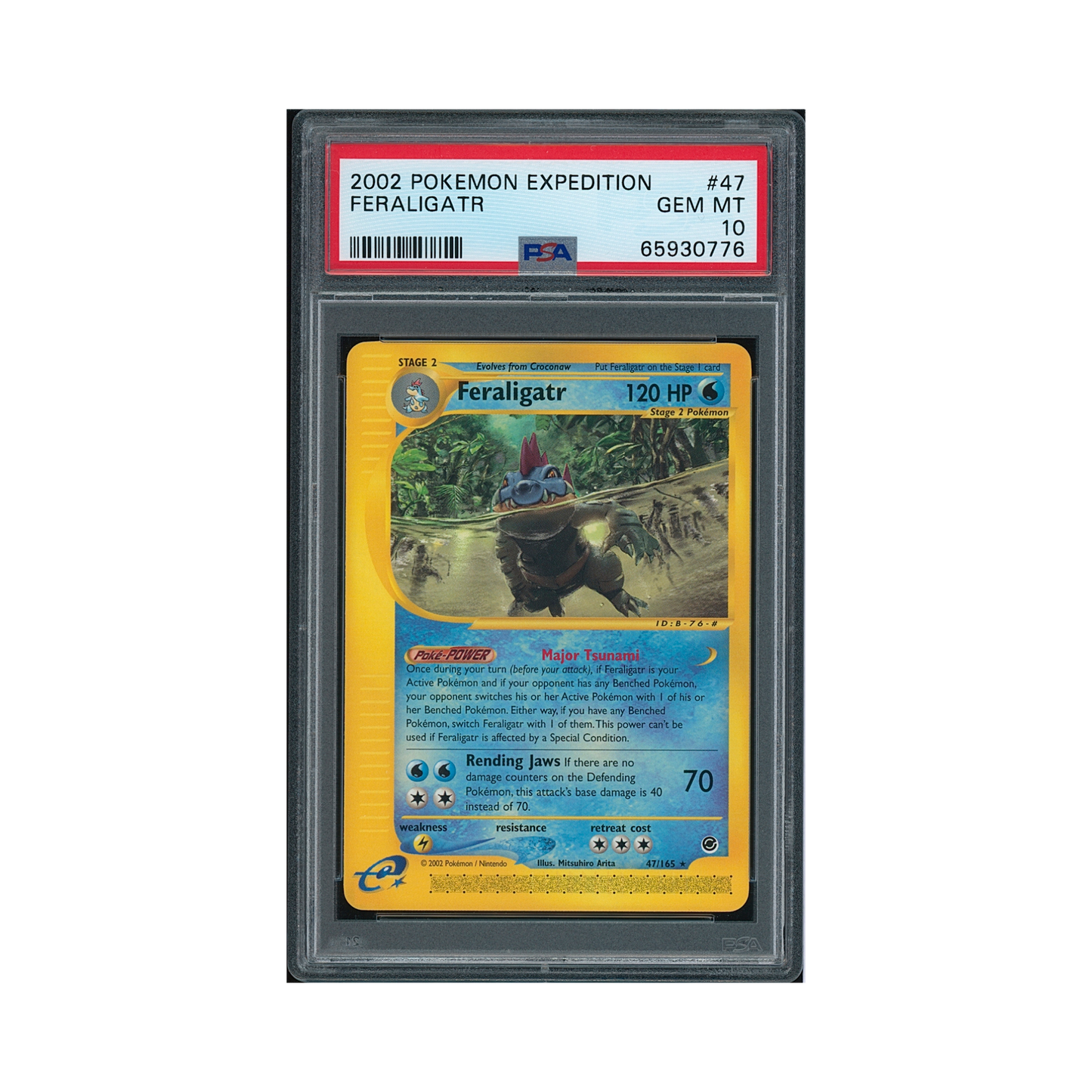2002 Pokémon Expedition Feraligatr #47 PSA 10