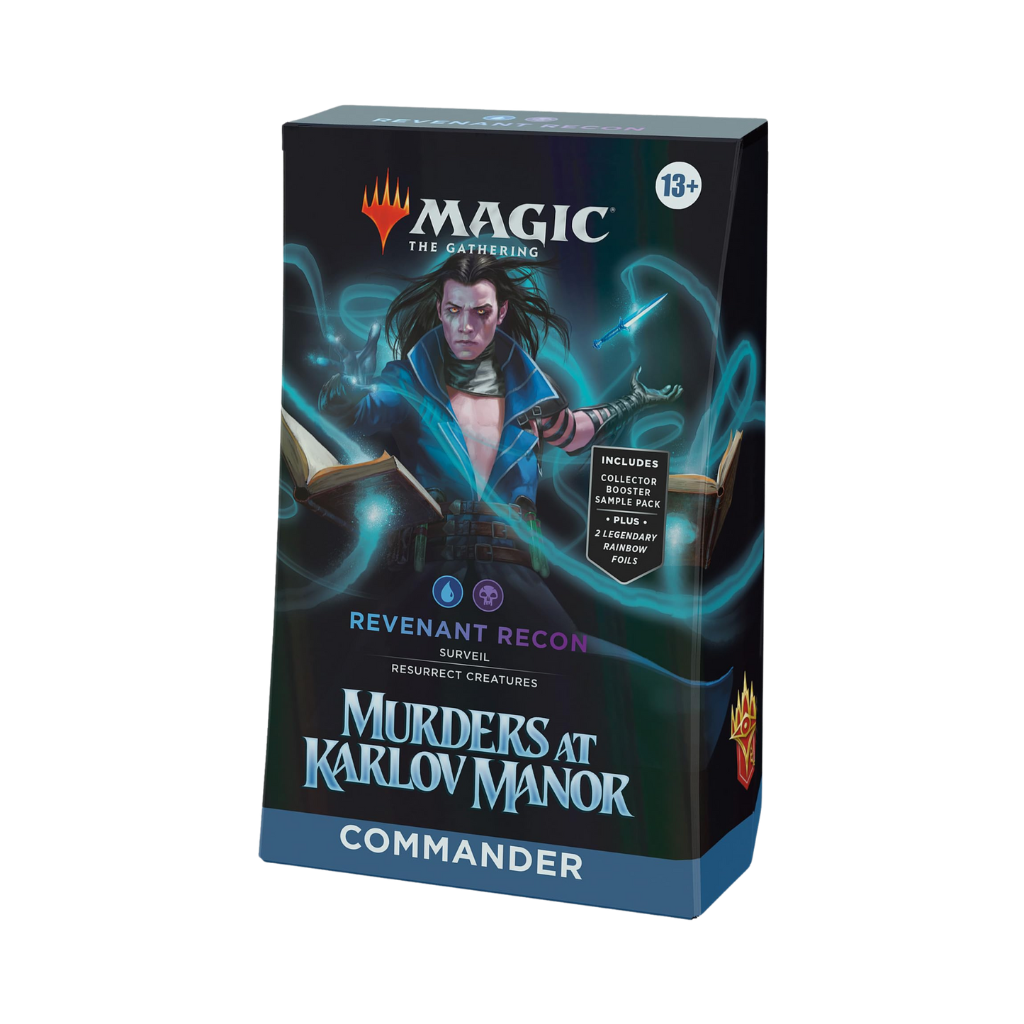 Sealed Magic: The Gathering Revenant Recon Commander Deck with 100 cards built around graveyard and undead creature synergy