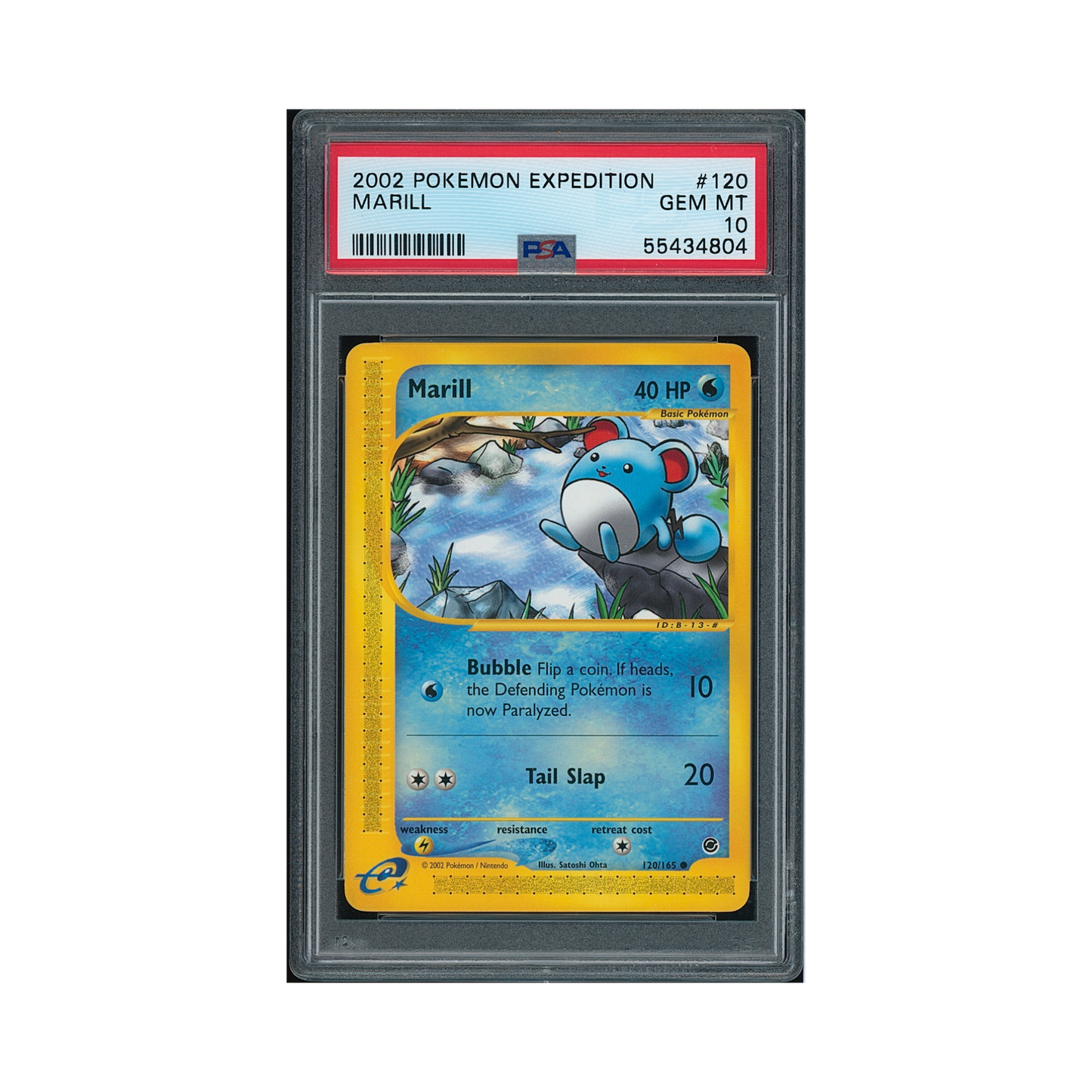 2002 Pokémon Expedition Marill #120 PSA 10