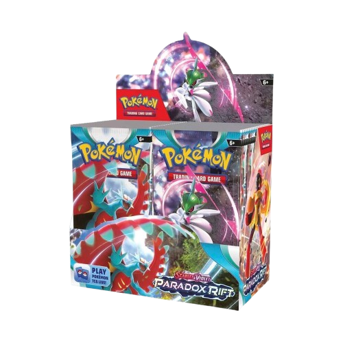 Sealed Pokémon Paradox Rift Booster Box with 36 packs from Scarlet & Violet SV04 expansion