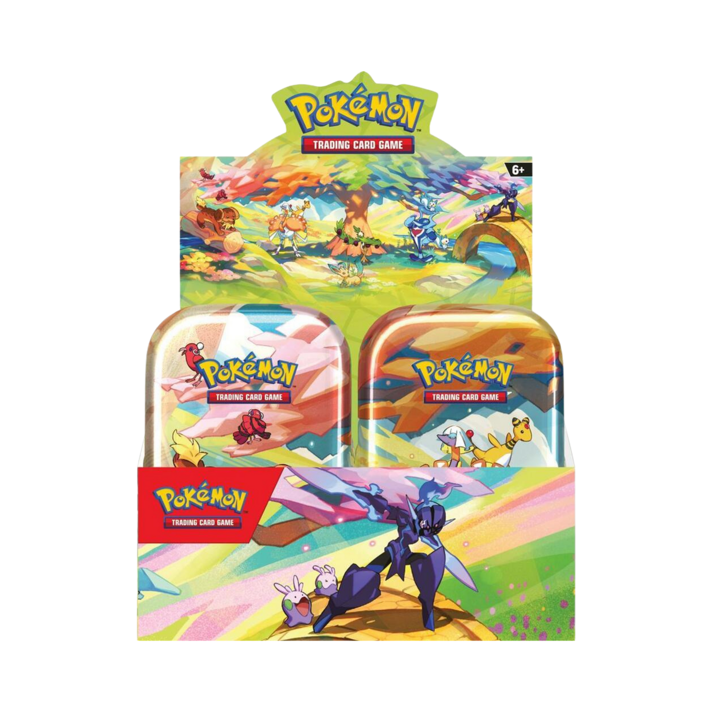 Vibrant Paldea Mini Tin Collection Display