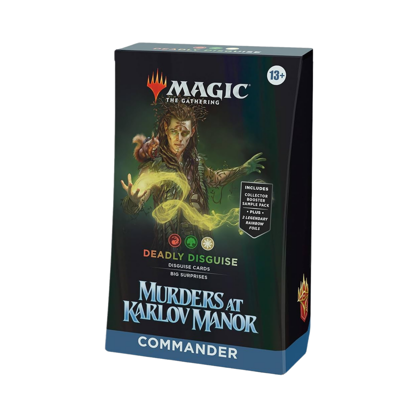 Sealed Magic: The Gathering Deadly Disguise Commander Deck with 100 cards focused on morph, deception, and stealthy tactics