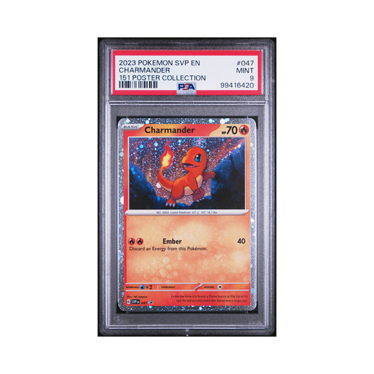 2023 Pokémon Svp Black Star Promo Charmander #047 PSA 9