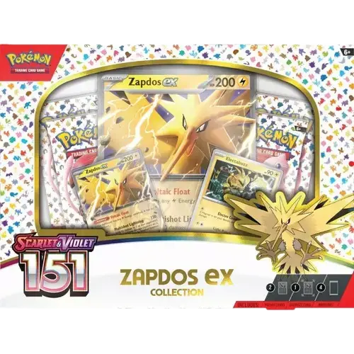 Pokemon 151 Zapdos ex Collection Box