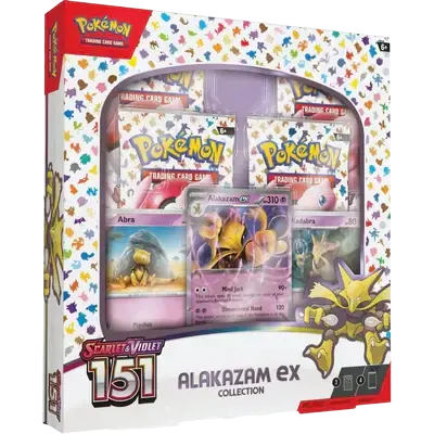 Pokemon 151 Alakazam ex Collection Box