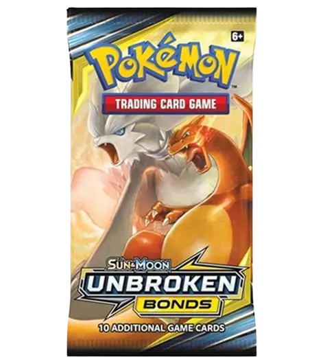 Pokemon Sun & Moon Unbroken Bonds Booster Pack (1x Random Artwork)