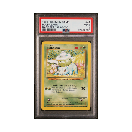 1999 Pokémon Game Bulbasaur #44 PSA 9