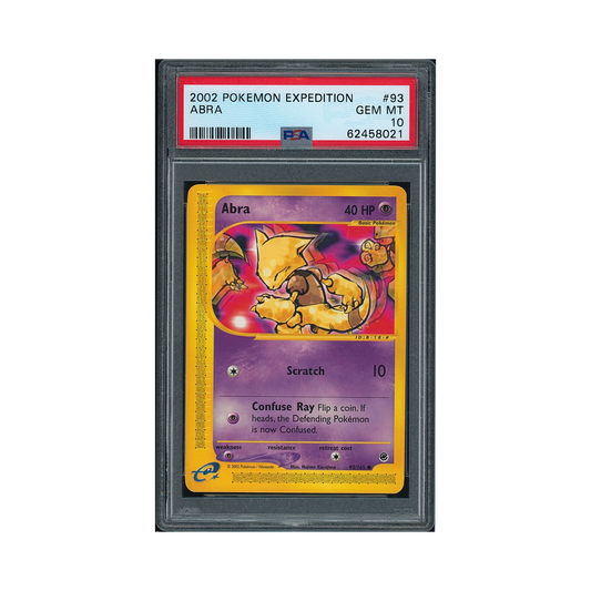 2002 Pokémon Expedition Abra #93 PSA 10