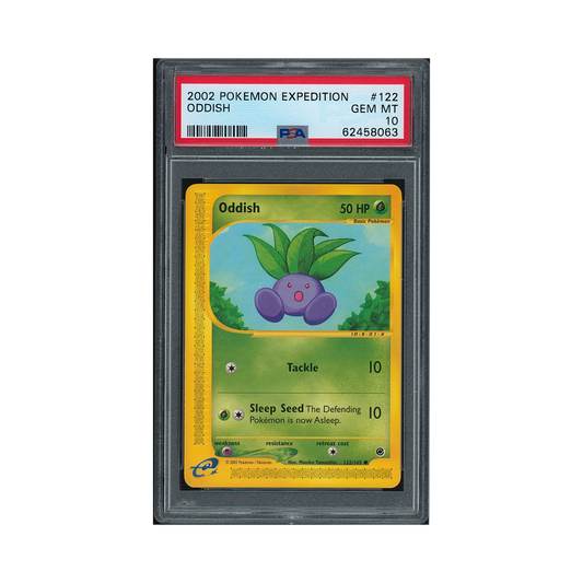 2002 Pokémon Expedition Oddish #122 PSA 10