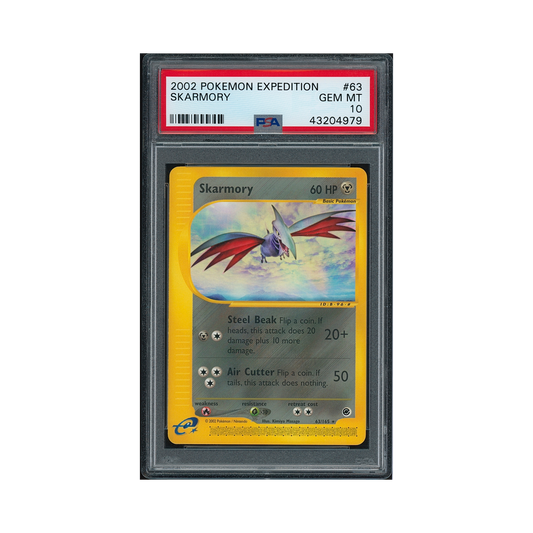 2002 Pokémon Expedition Skarmory #63 PSA 10