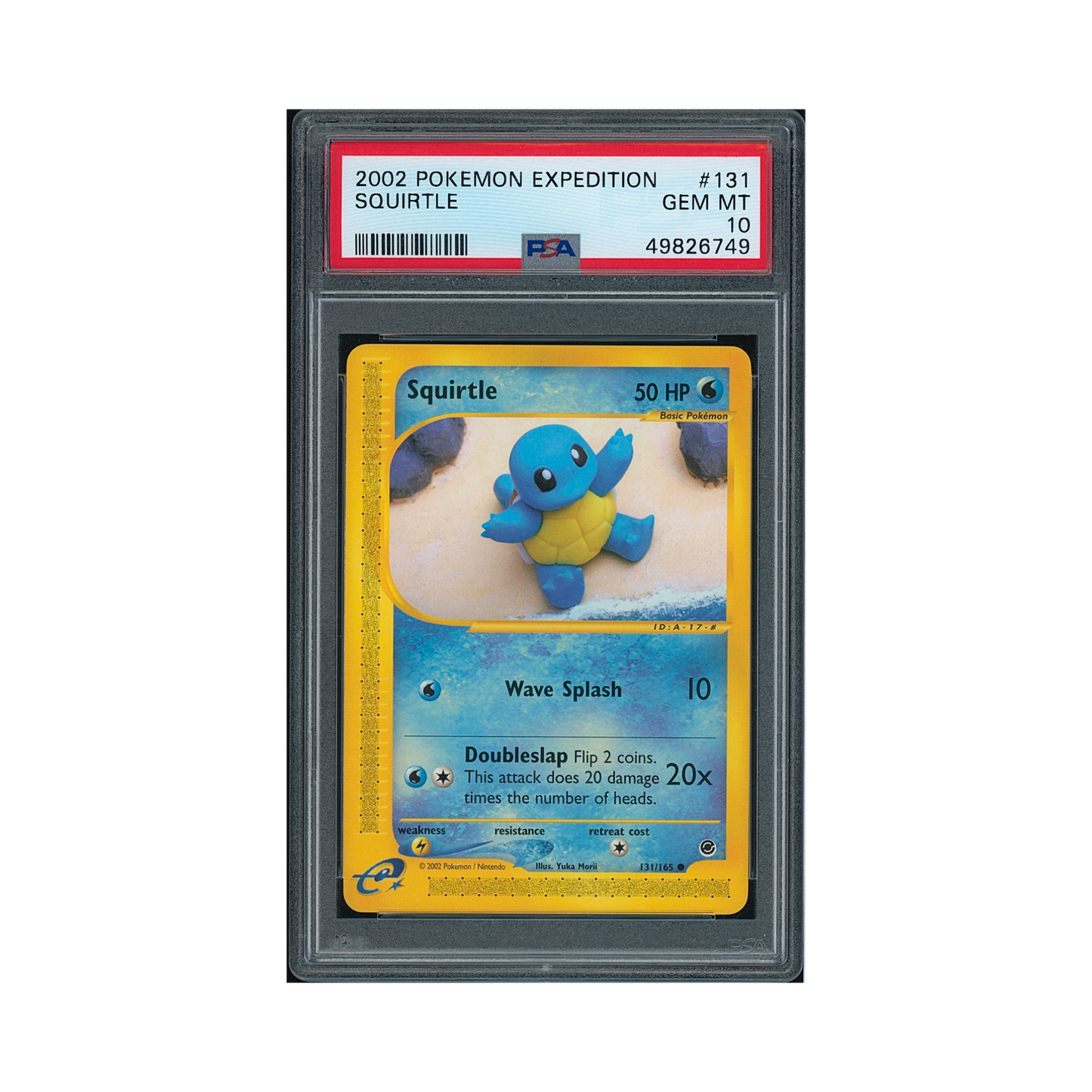 2002 Pokémon Expedition Squirtle #131 PSA 10