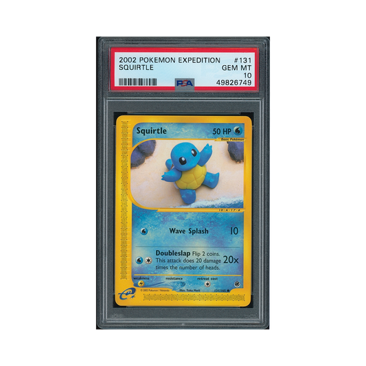2002 Pokémon Expedition Squirtle #131 PSA 10