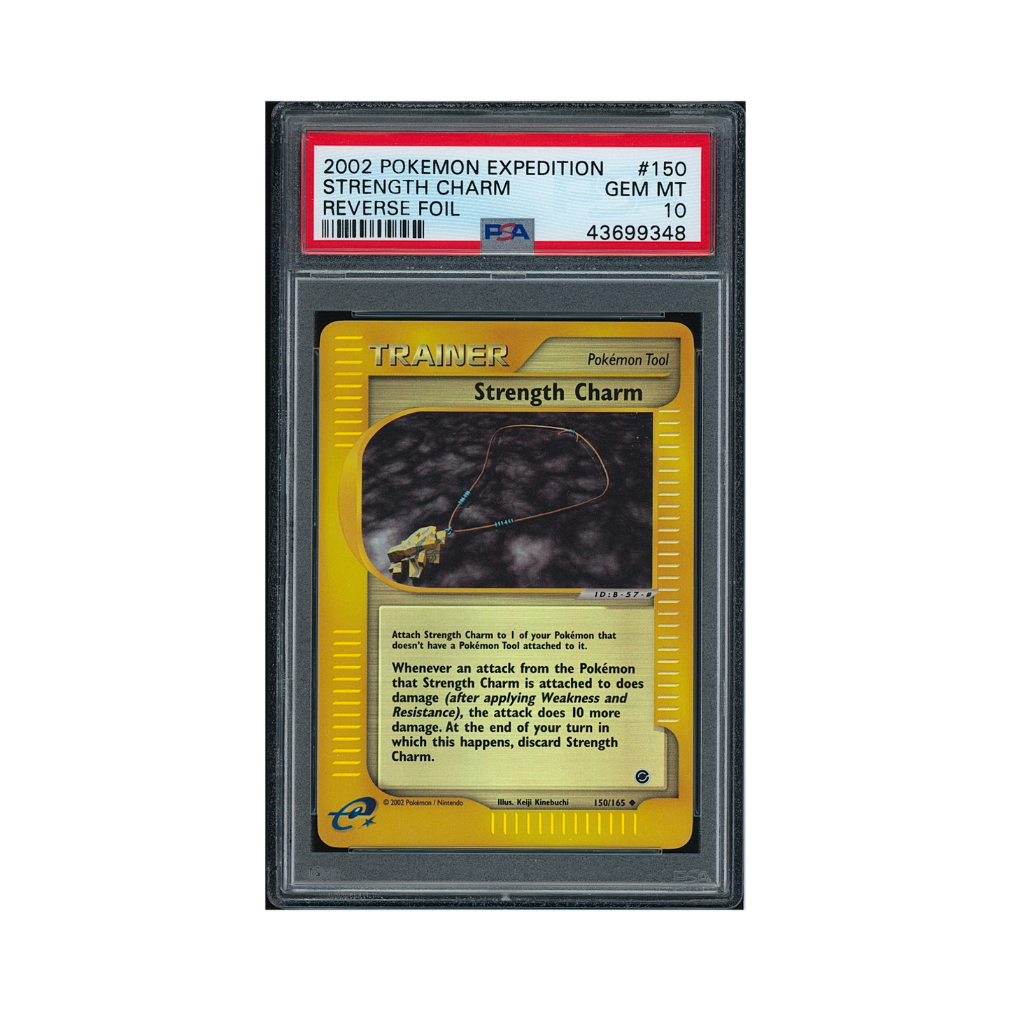 2002 Pokémon Expedition Strength Charm #150 PSA 10