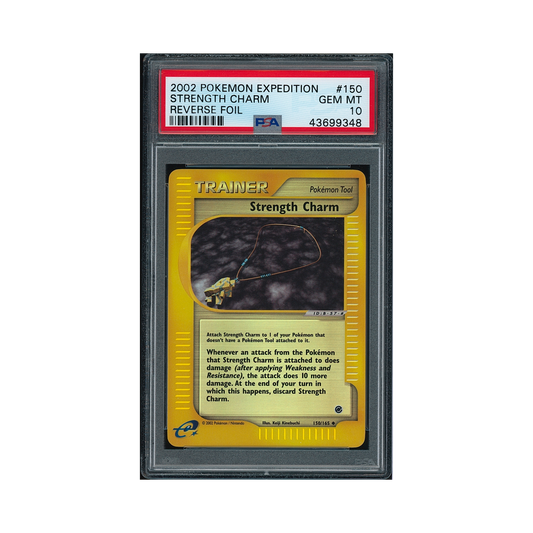 2002 Pokémon Expedition Strength Charm #150 PSA 10