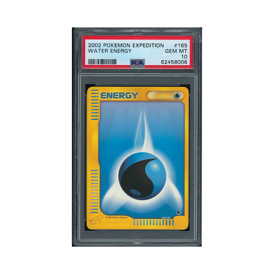 2002 Pokémon Expedition Water Energy #165 PSA 10