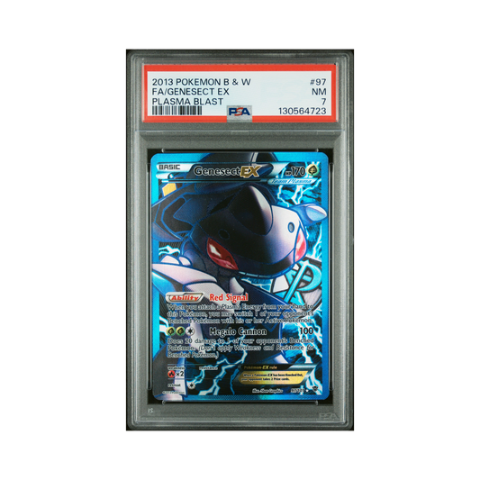2013 Pokemon Black & White Plasma Blast Genesect EX #97 PSA 7