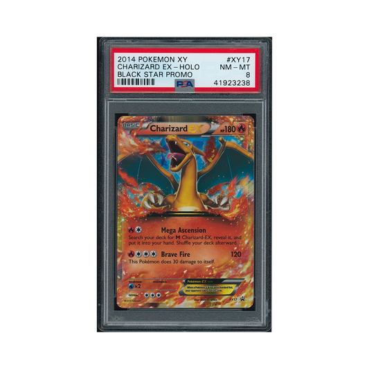 2014 Pokémon XY Black Star Promo Charizard EX #XY17 PSA 8