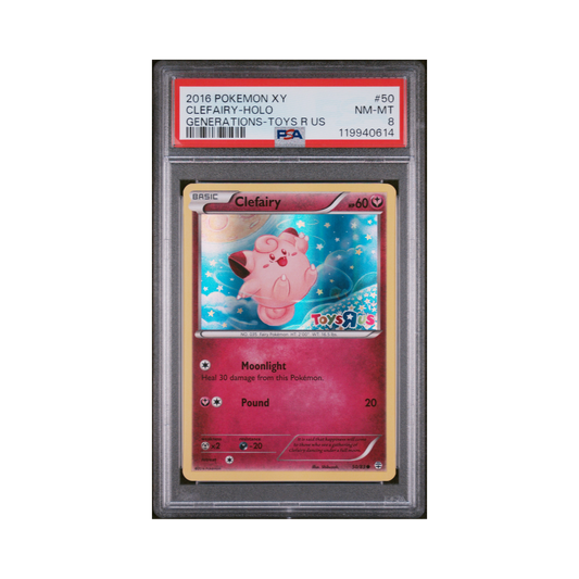2016 Pokémon XY Generations Clefairy #50 PSA 8