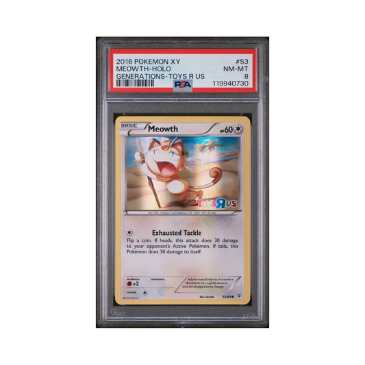 2016 Pokémon XY Generations Meowth #53 PSA 8