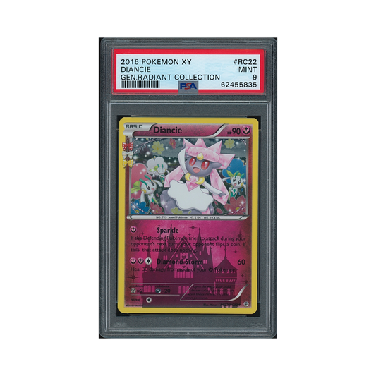 2016 Pokémon XY Generations – Radiant Collection Diancie #RC22 PSA 9