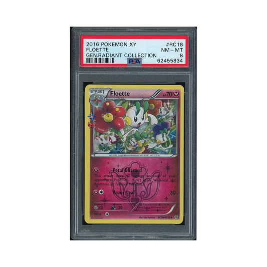 2016 Pokémon XY Generations – Radiant Collection Floette #RC18 PSA 8