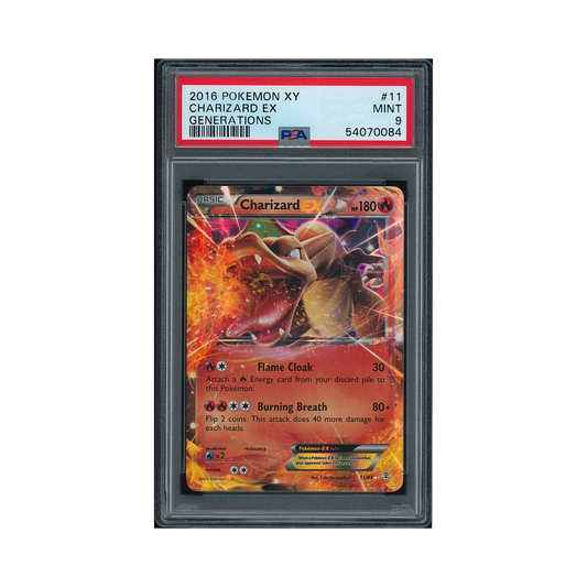 2016 Pokémon XY Generations Charizard EX #11 PSA 9