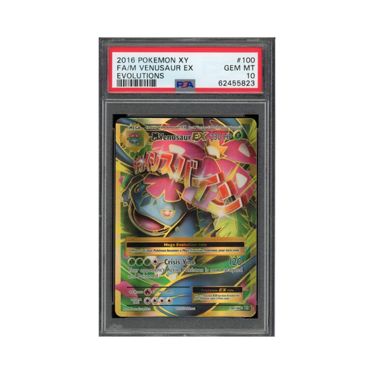 2016 Pokemon XY Evolutions FA M Venusaur Ex #100 PSA 10