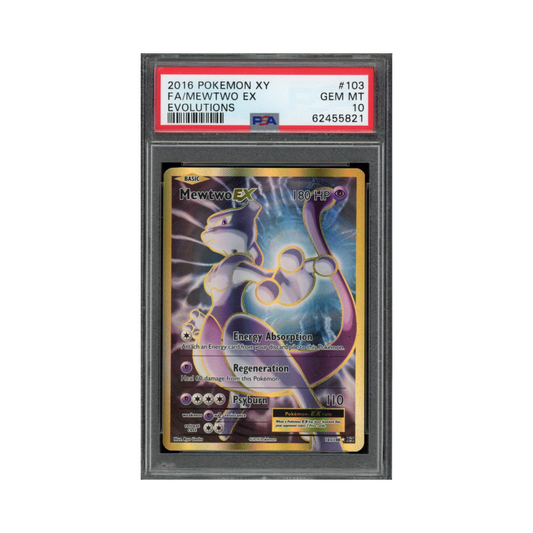 2016 Pokemon XY Evolutions Mewtwo Ex #103 PSA 10
