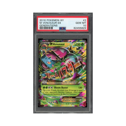 2016 Pokemon XY Generations M Venusaur EX #2 PSA 10