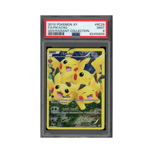 2016 Pokemon XY Generations Radiant Collection FA Pikachu #RC29 PSA 9