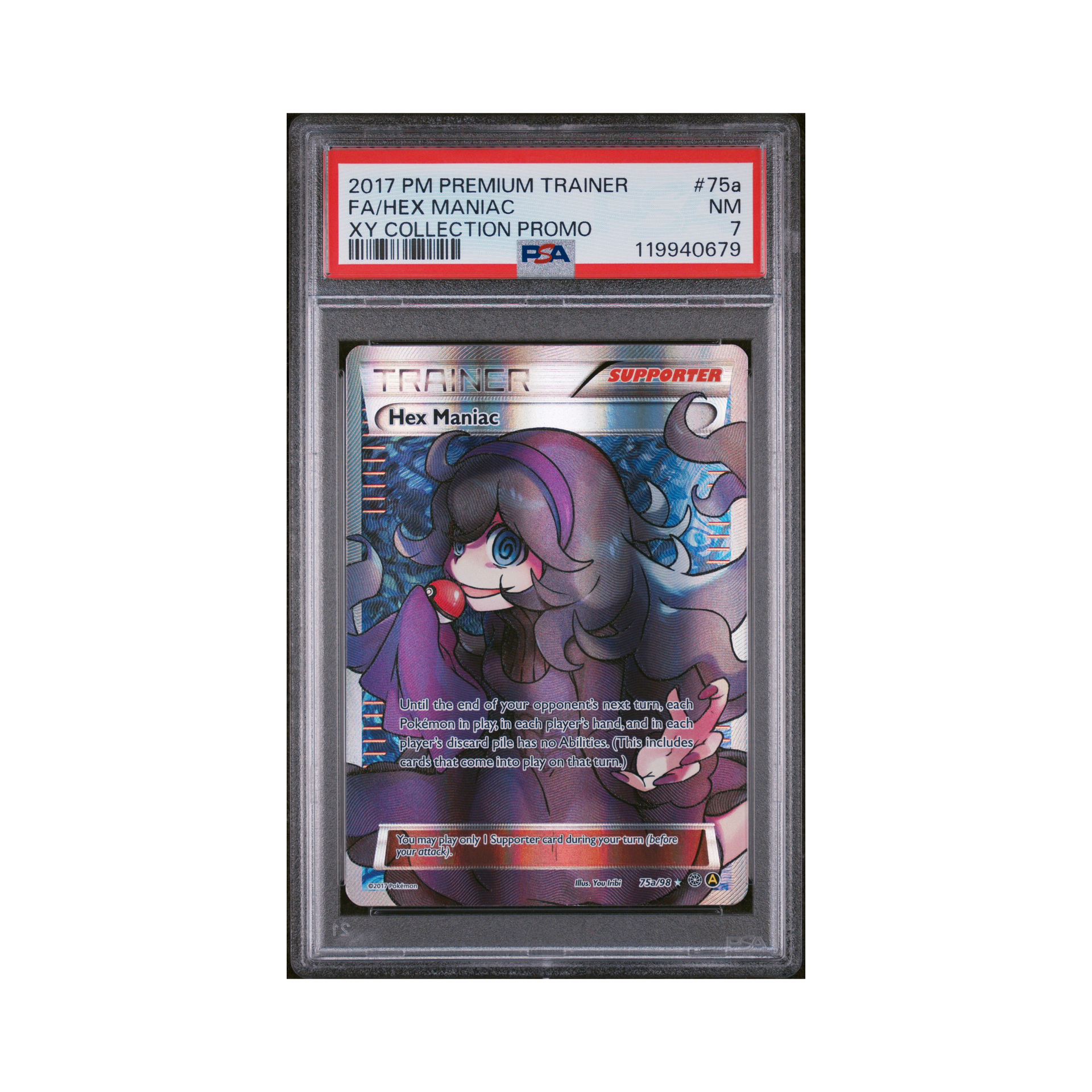 2017 Pokémon Premium Trainer XY Collection Promo Hex Maniac #75a