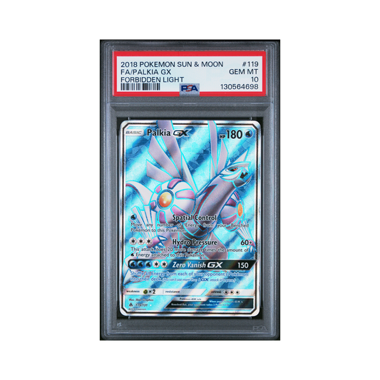 2018 Pokemon Sun & Moon Forbidden Light Palkia GX #119 PSA 10