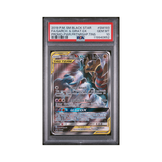 2019 Pokémon SM BSP Garchomp & Giratina GX #SM193 PSA 10