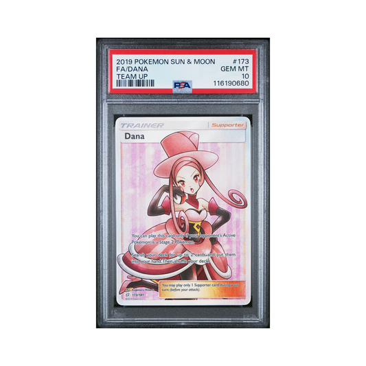 2019 Pokémon Sun & Moon Team Up Dana #173 PSA 10