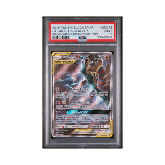 2019 Pokémon SM BSP Garchomp & Giratina BX #SM193 PSA 9