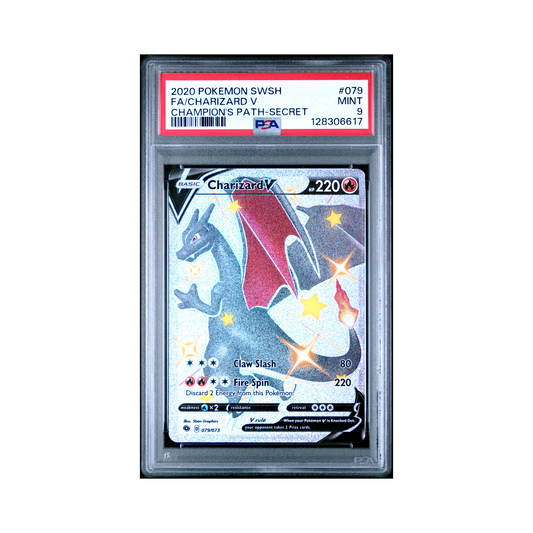 2020 Pokémon Sword & Shield Champion's Path Charizard V #079 PSA 9