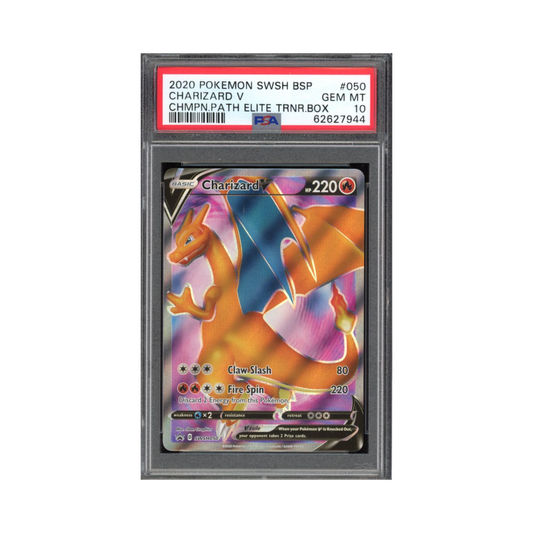 2020 Pokemon SWSH Charizard V Champion's Path #50 PSA 10