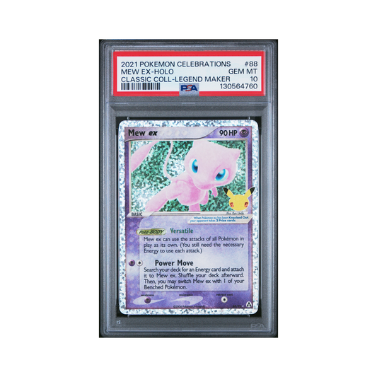 2021 Pokemon Celebrations Classic Collection Mew EX #88 PSA 10