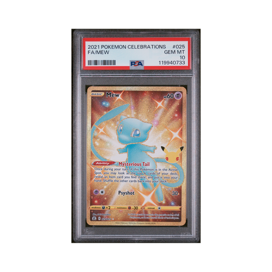 2021 Pokémon Celebrations Mew #025 PSA 10