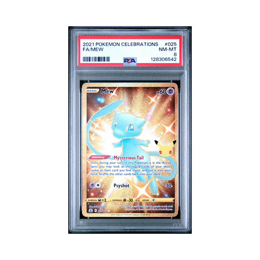 2021 Pokemon Celebrations Mew #025 PSA 8