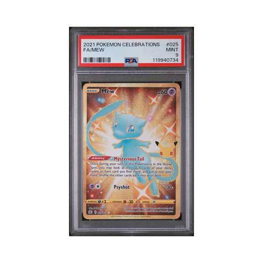 2021 Pokémon Celebrations Mew #025 PSA 9