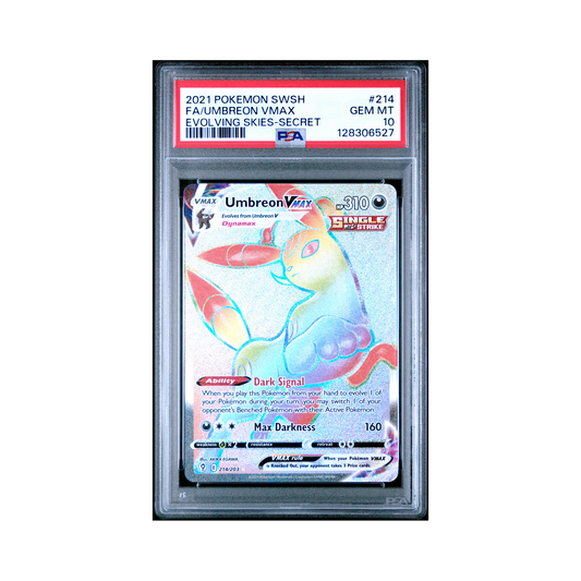 2021 Pokemon Sword & Shield Evolving Skies Umbreon VMAX #214 PSA 10