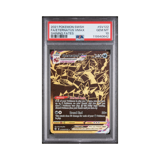 2021 Pokémon Sword & Shield Shining Fates Eternatus VMAX #SV122 PSA 10