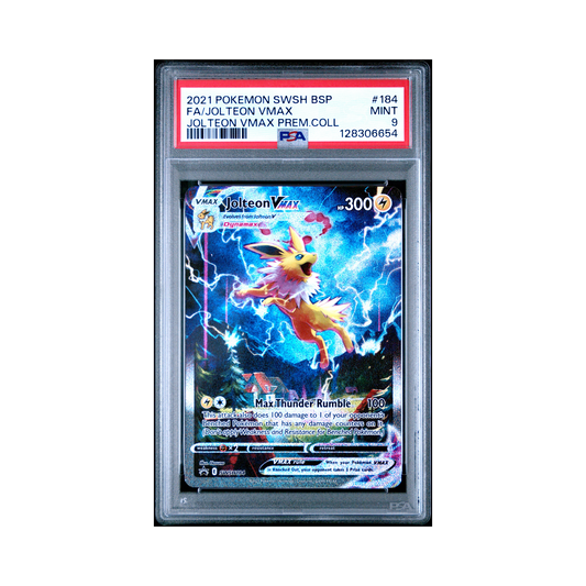 2021 Pokémon SWSH Black Star Promo Jolteon VMAX #184 PSA 9