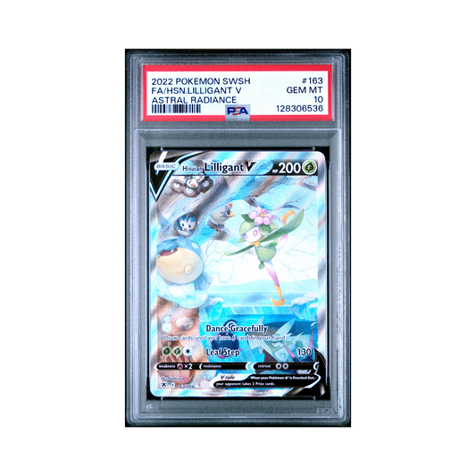 2022 Pokemon Sword & Shield Astral Radiance Hisuian Lilligant V #163 PSA 10