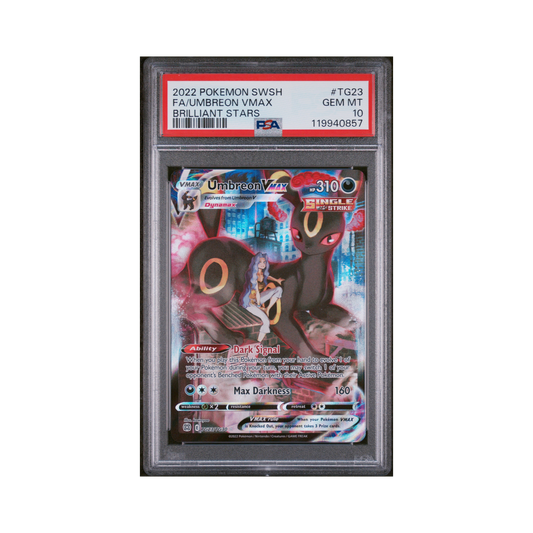 2022 Pokémon Sword & Shield Brilliant Stars Umbreon VMAX #TG23 PSA 10